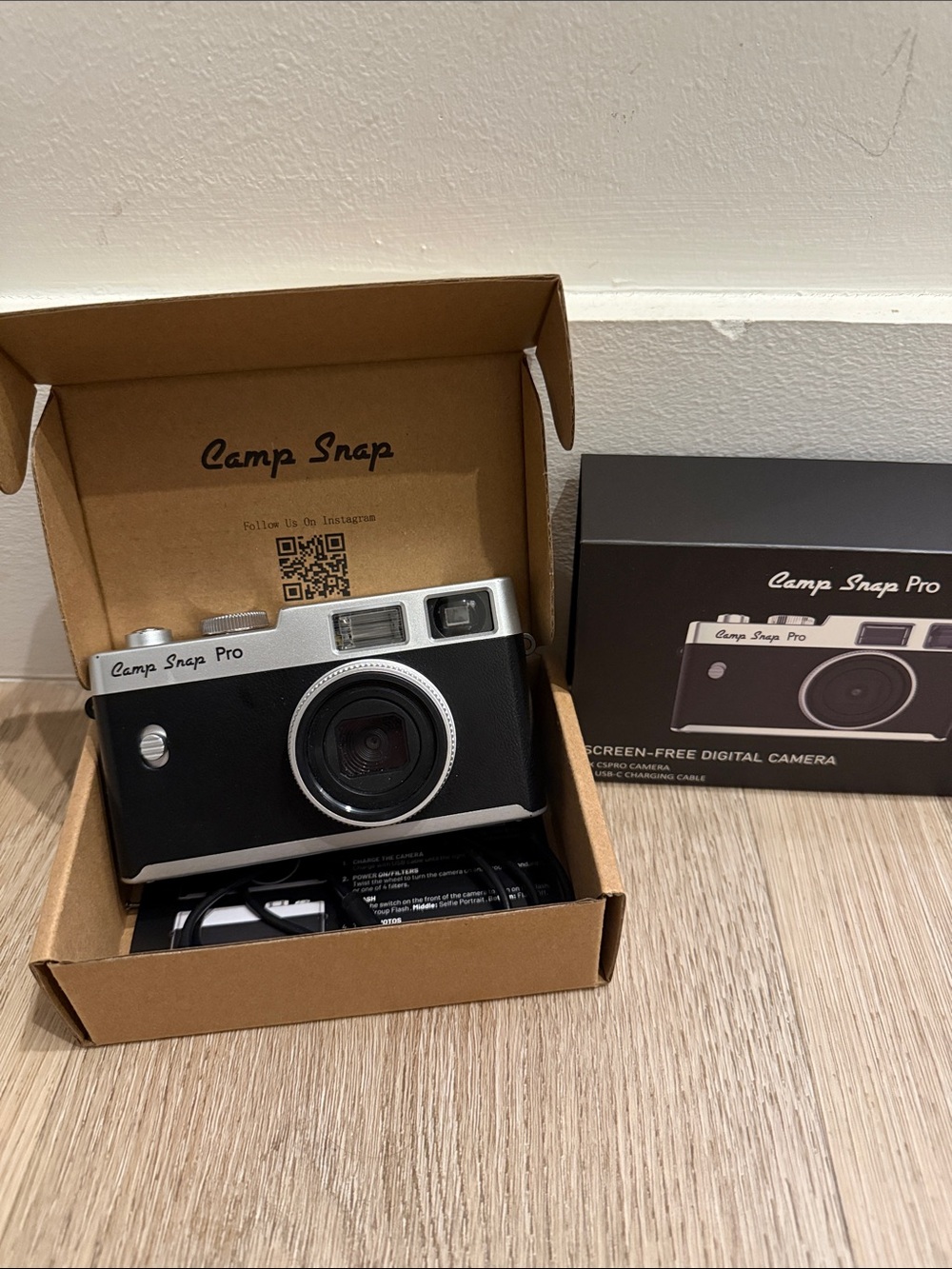 Camp Snap Pro CS-PRO Screen-Free Digital Camera Black Silver